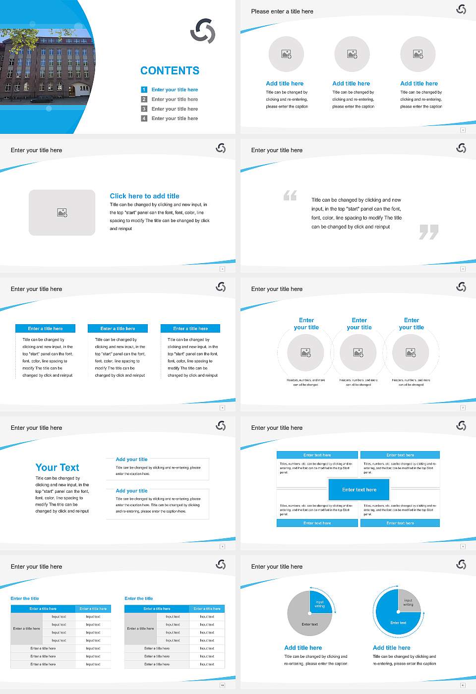Fresenius University of Applied Sciences – Düsseldorf campus Course/Courseware Creation PPT Template16:9 ratio PPT effect preview image2