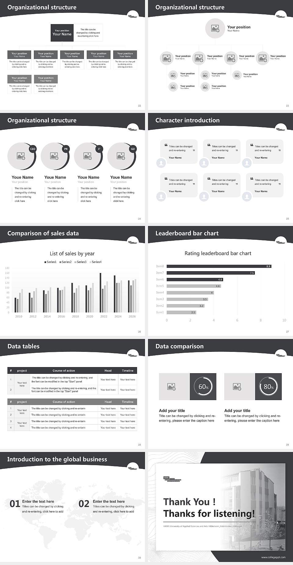 HAWK University of Applied Sciences and Arts Hildesheim_Holzminden_Göttingen Academic Presentation/Research Findings Report PPT Template4:3 ratio PPT effect preview image4