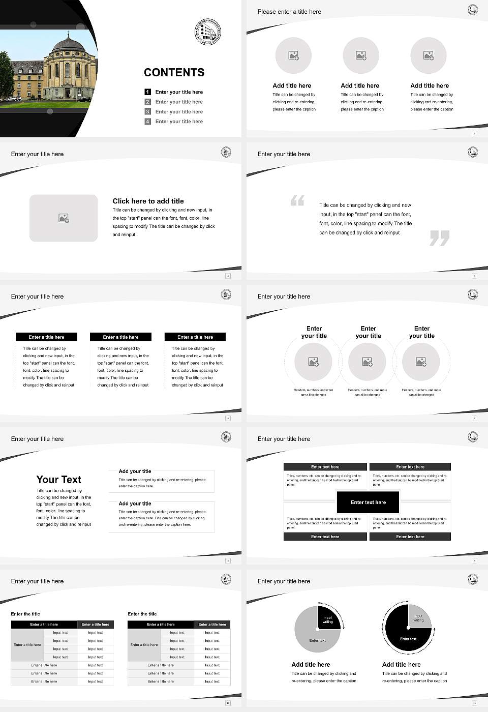 Cologne Catholic University of Theology Course/Courseware Creation PPT Template16:9 ratio PPT effect preview image2