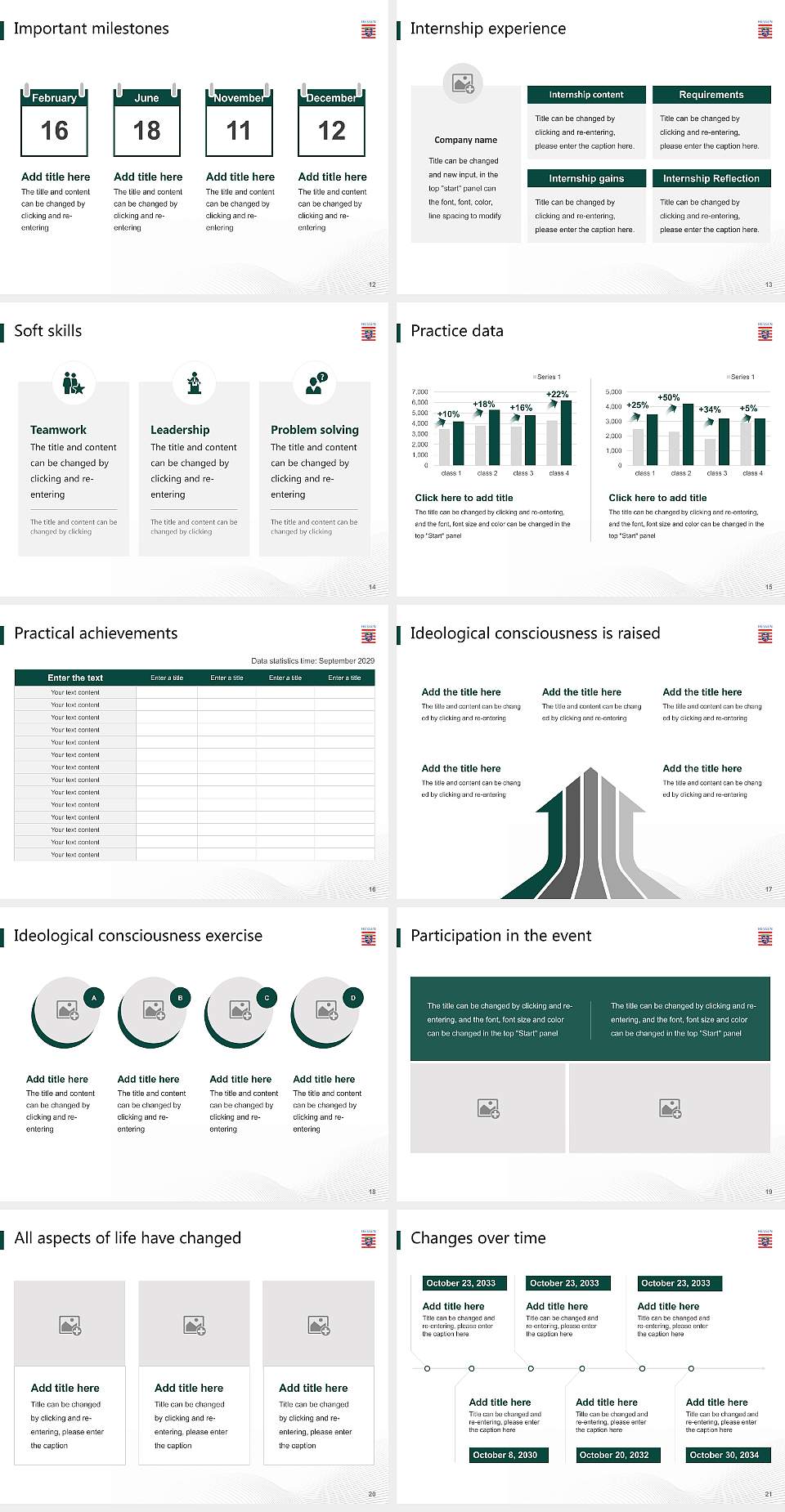 Hessian University of Finance and Justice Rotenburg National Scholarship Defense PPT Template4:3 ratio PPT effect preview image3