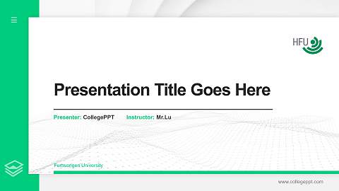 Furtwangen University Thesis Proposal/Graduation Defense PPT Template