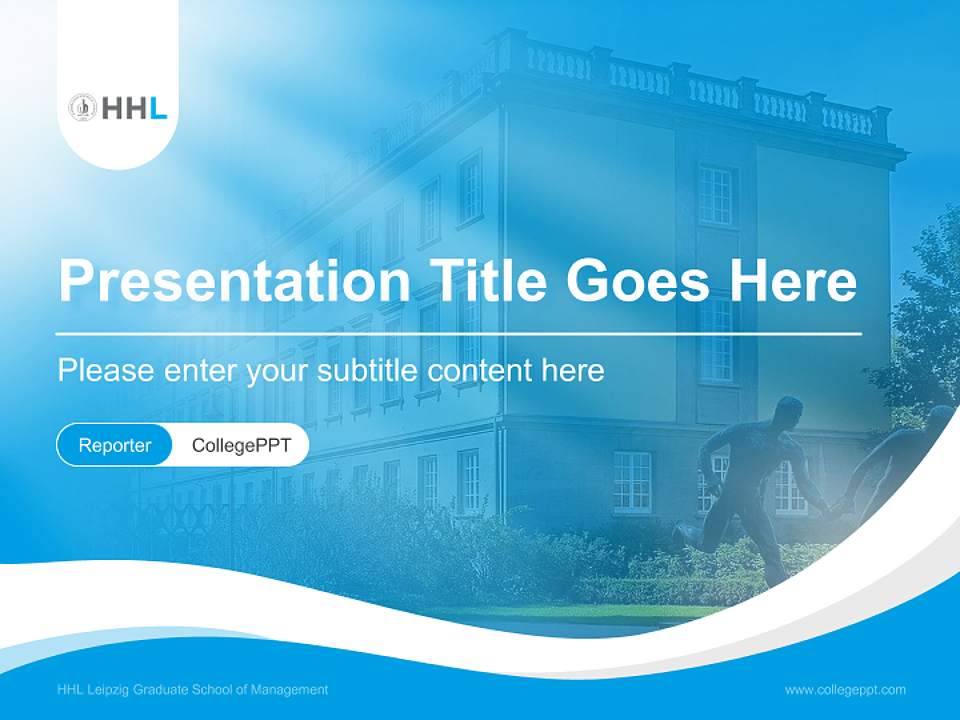 HHL Leipzig Graduate School of Management Lecture Sharing and Networking Event PPT Template4:3 ratio PPT effect preview image4