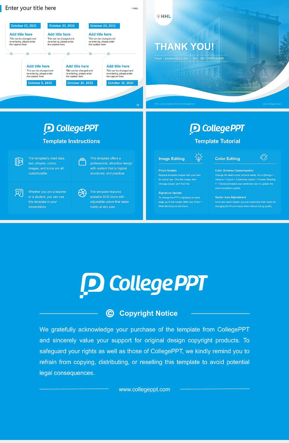 HHL Leipzig Graduate School of Management Lecture Sharing and Networking Event PPT Template4:3 ratio PPT effect preview image4
