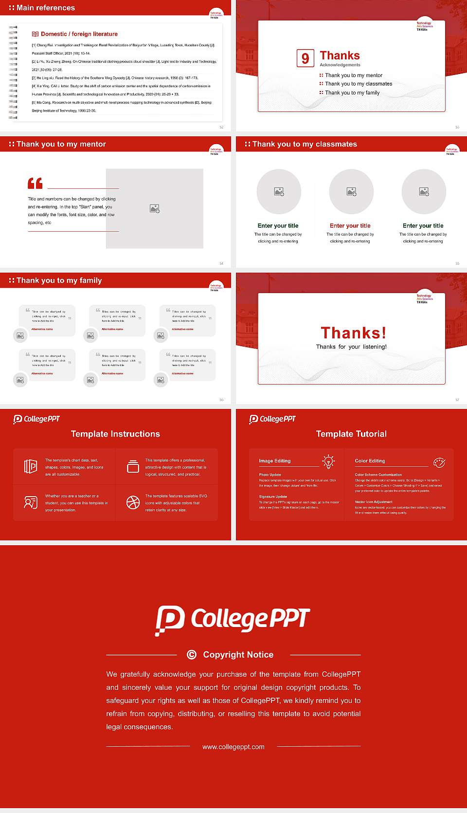 Cologne University of Applied Sciences Graduation Thesis Defense PPT Template16:9 ratio PPT effect preview image7
