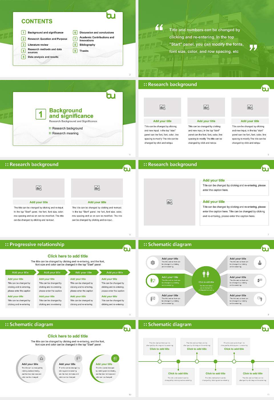 Brand University of Applied Sciences Graduation Thesis Defense PPT Template16:9 ratio PPT effect preview image2