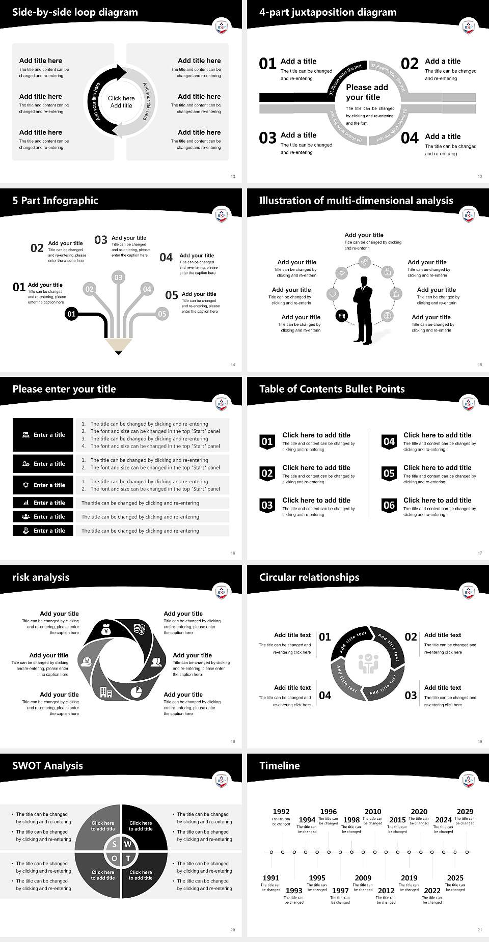 BSP Business and Law School – University of Management and Law Academic Presentation/Research Findings Report PPT Template4:3 ratio PPT effect preview image3