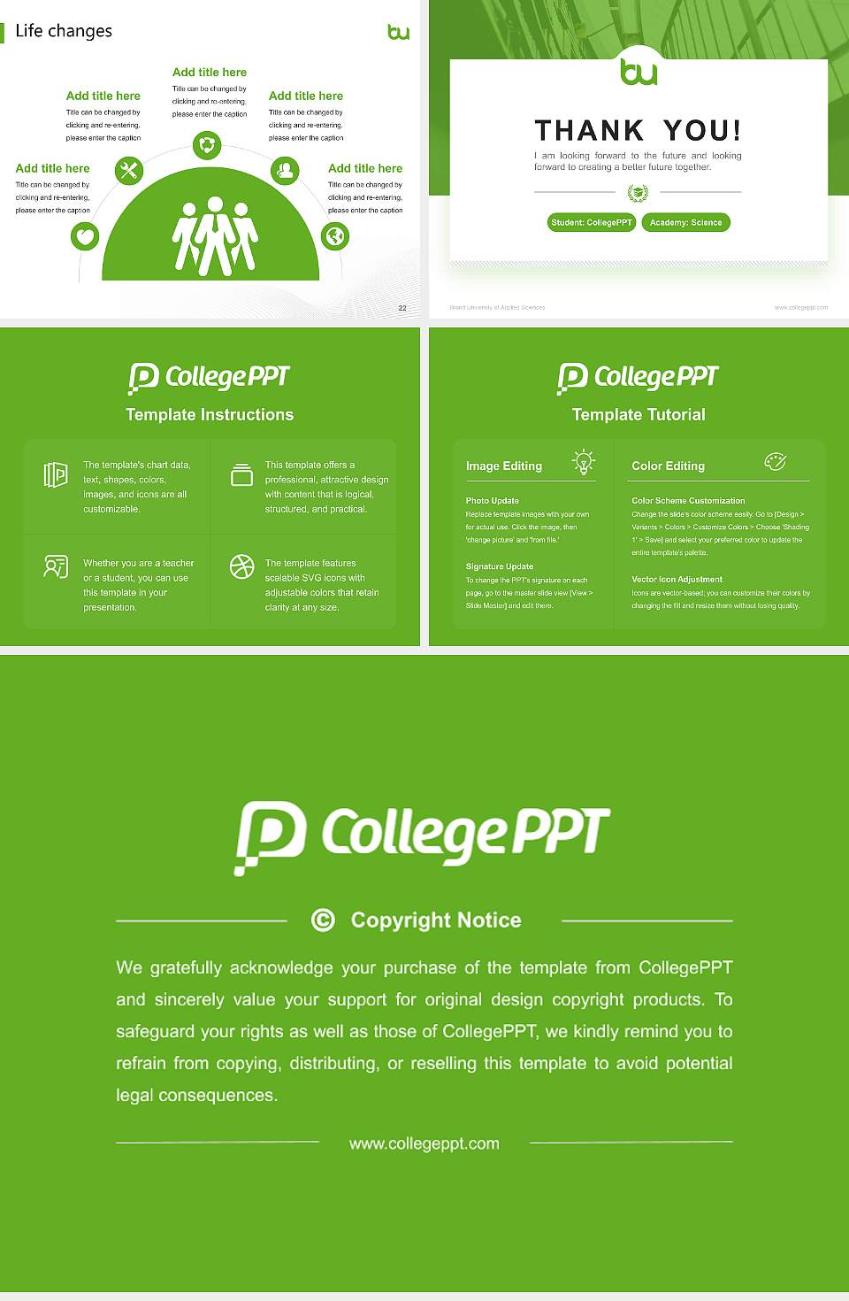 Brand University of Applied Sciences National Scholarship Defense PPT Template4:3 ratio PPT effect preview image4