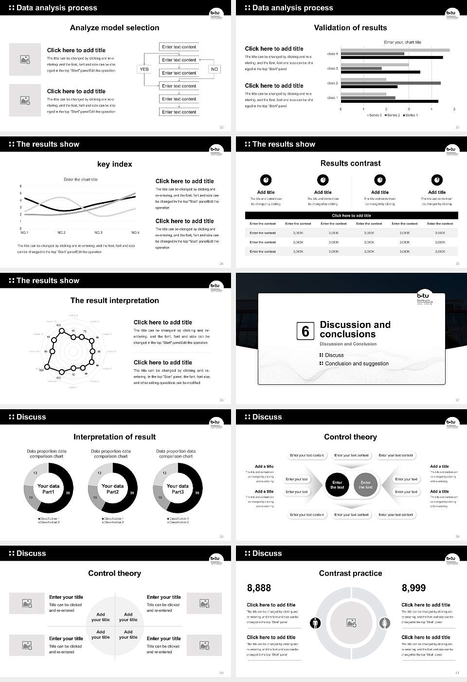Brandenburg University of Technology Cottbus–Senftenberg Graduation Thesis Defense PPT Template16:9 ratio PPT effect preview image5