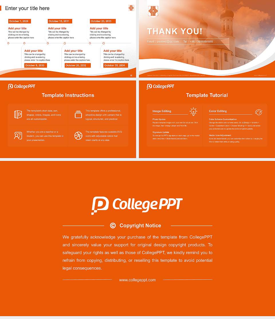 Catholic Foundation University of Applied Sciences Munich – Benediktbeuern campus Lecture Sharing and Networking Event PPT Template16:9 ratio PPT effect preview image4