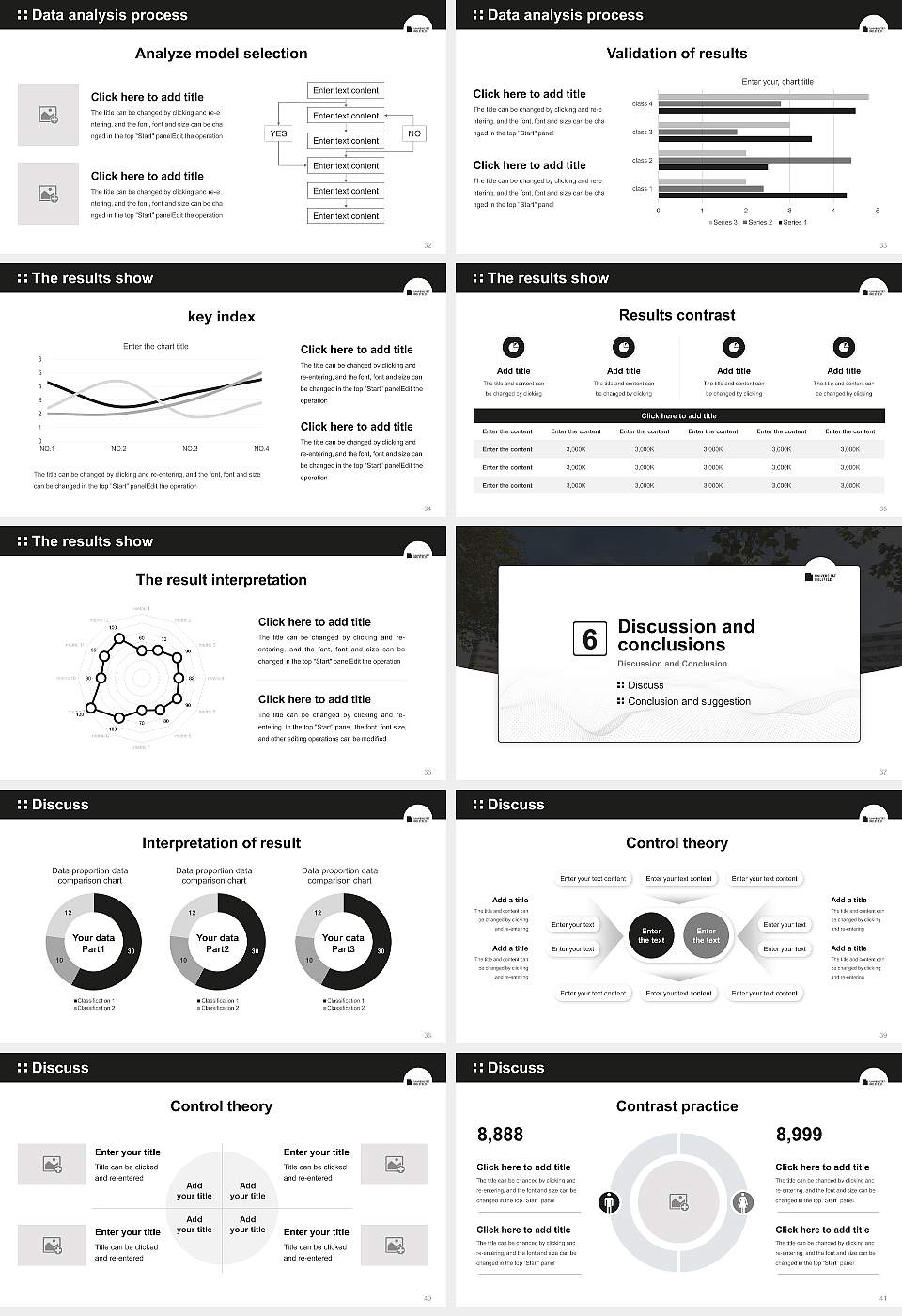 Bielefeld University Graduation Thesis Defense PPT Template16:9 ratio PPT effect preview image5