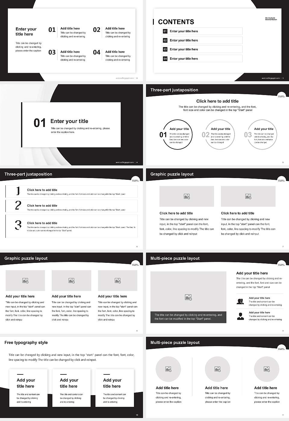 Bremerhaven University of Applied Sciences Academic Presentation/Research Findings Report PPT Template16:9 ratio PPT effect preview image2