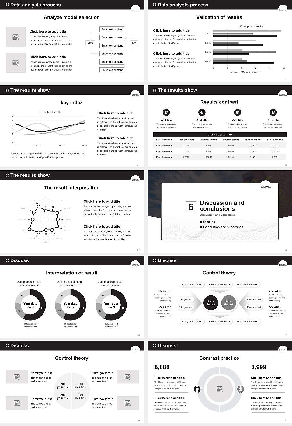 Bremerhaven University of Applied Sciences Graduation Thesis Defense PPT Template16:9 ratio PPT effect preview image5