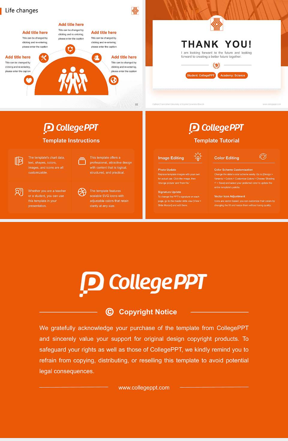 Catholic Foundation University of Applied Sciences Munich National Scholarship Defense PPT Template4:3 ratio PPT effect preview image4