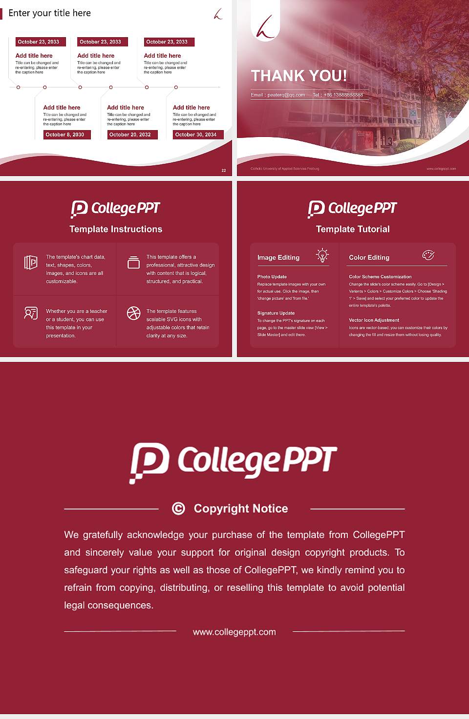 Catholic University of Applied Sciences Freiburg Lecture Sharing and Networking Event PPT Template4:3 ratio PPT effect preview image4