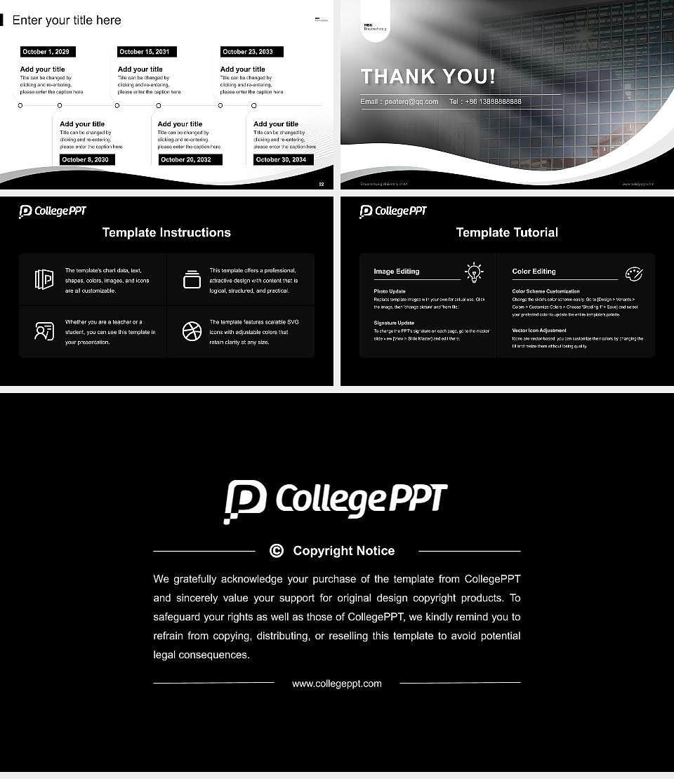 Braunschweig University of Art Lecture Sharing and Networking Event PPT Template16:9 ratio PPT effect preview image4