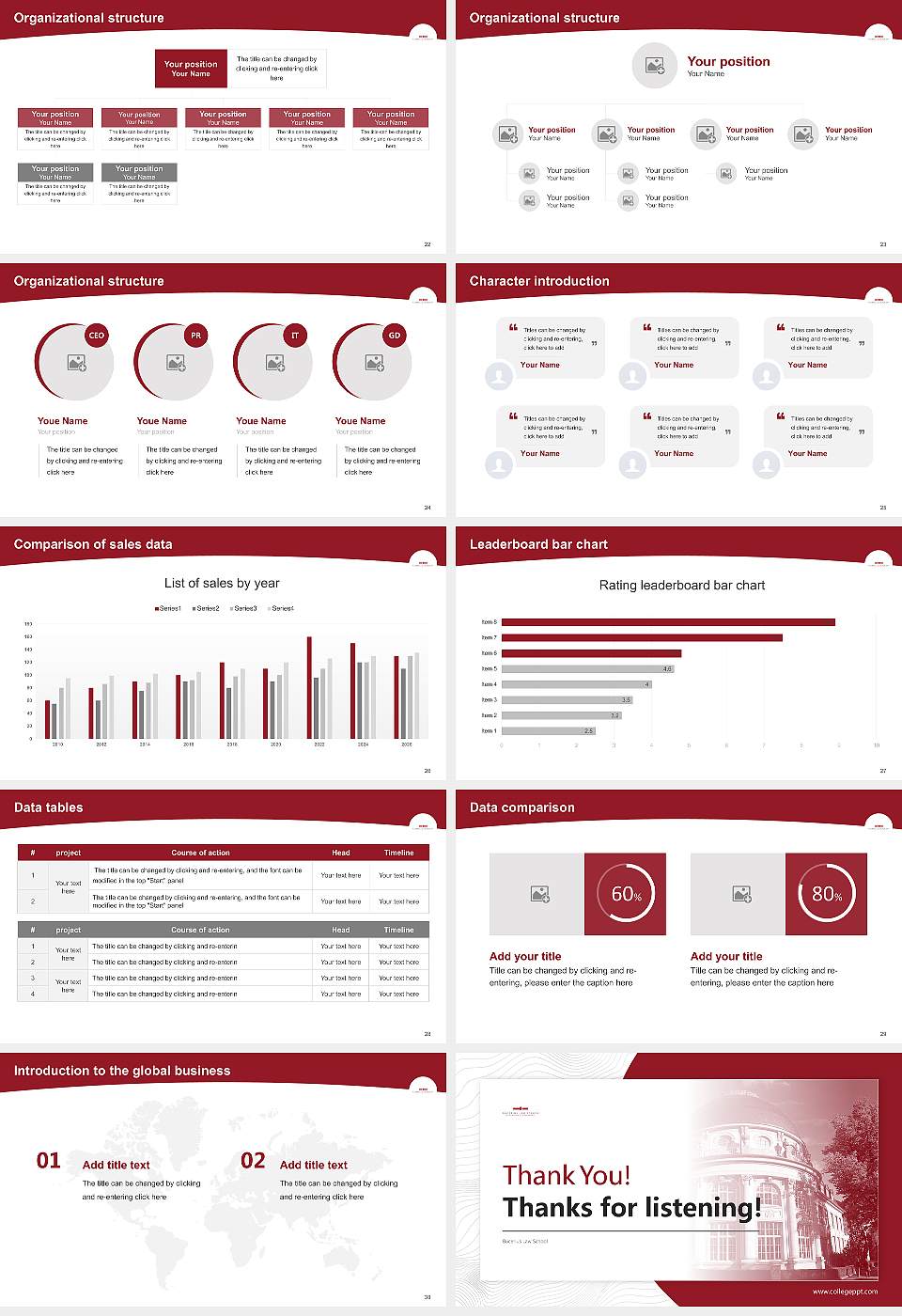 Bucerius Law School Academic Presentation/Research Findings Report PPT Template16:9 ratio PPT effect preview image4