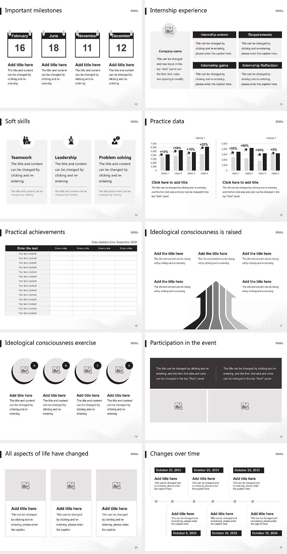 Bremerhaven University of Applied Sciences National Scholarship Defense PPT Template4:3 ratio PPT effect preview image3
