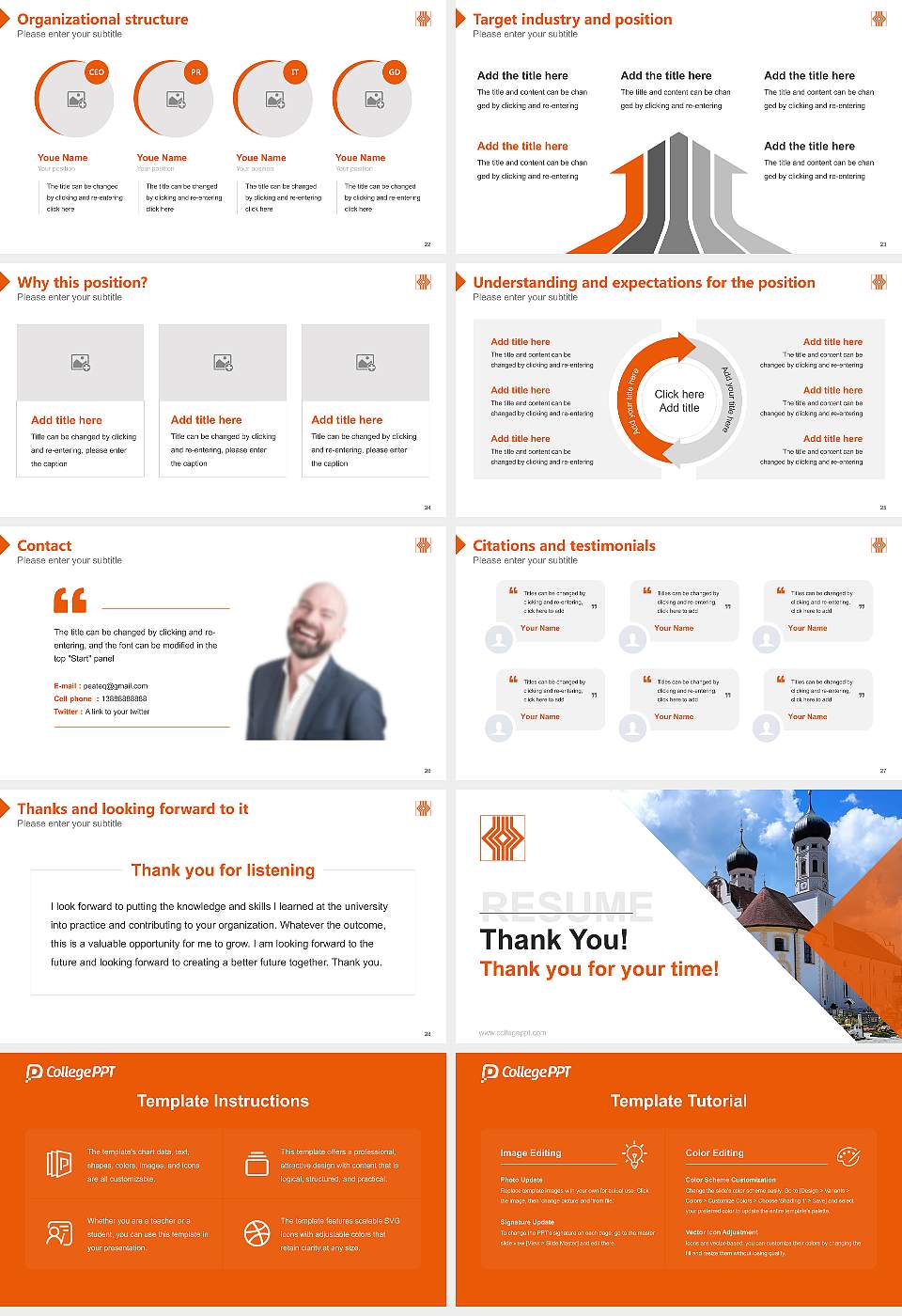 Catholic Foundation University of Applied Sciences Munich – Benediktbeuern campus Resume PPT Template16:9 ratio PPT effect preview image4