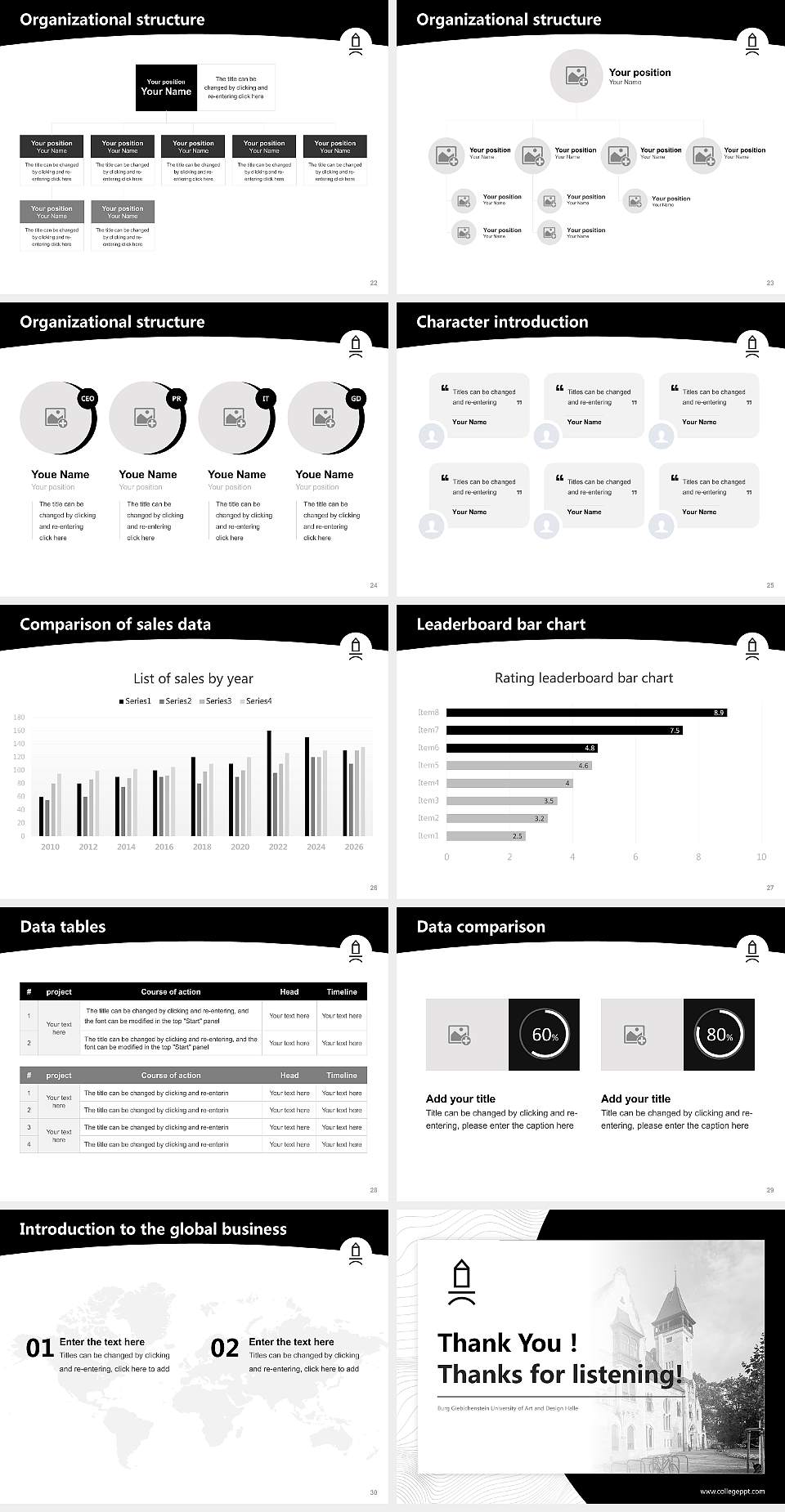 Burg Giebichenstein University of Art and Design Halle Academic Presentation/Research Findings Report PPT Template4:3 ratio PPT effect preview image4
