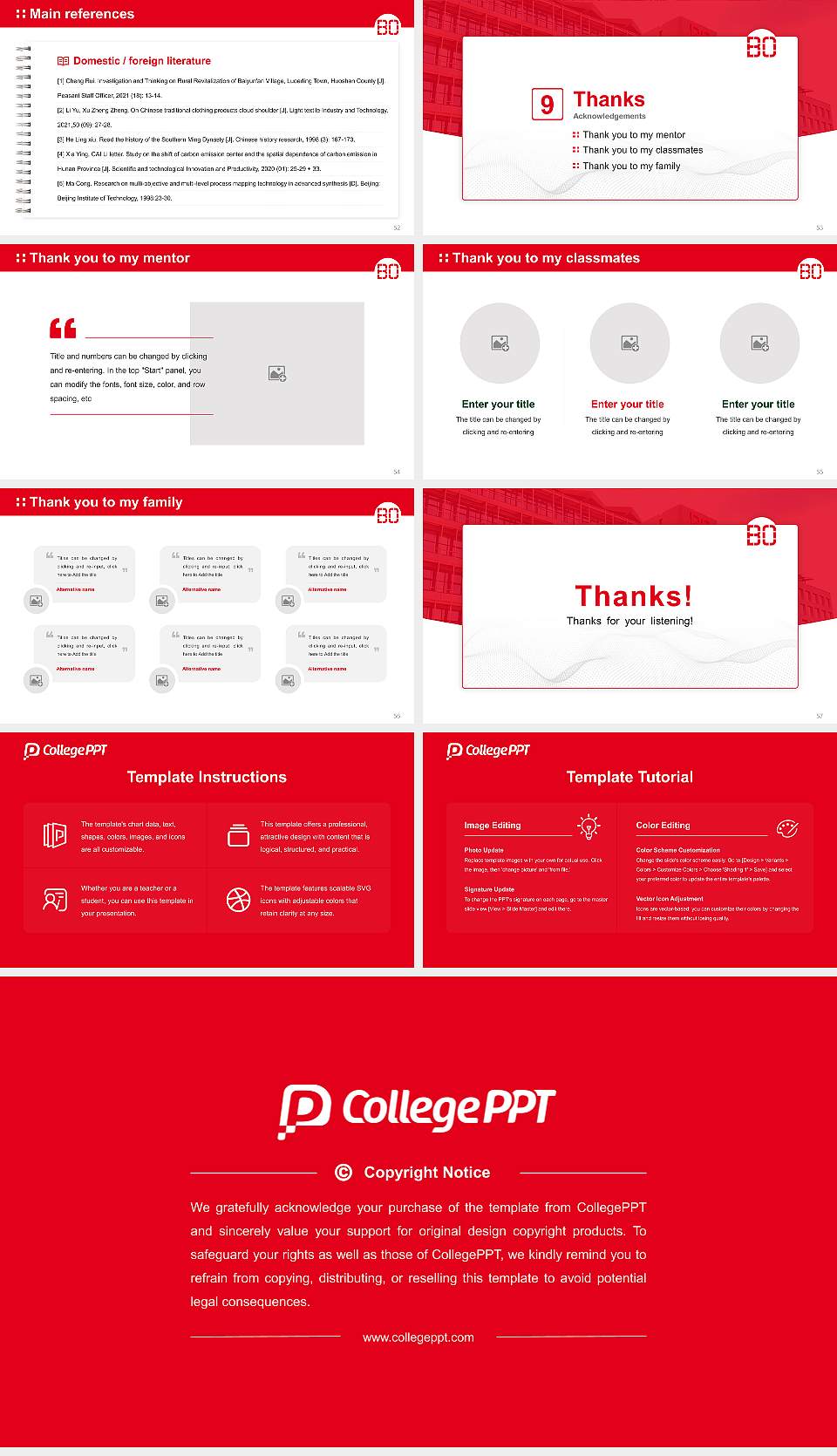 Bochum University of Applied Sciences Graduation Thesis Defense PPT Template16:9 ratio PPT effect preview image7