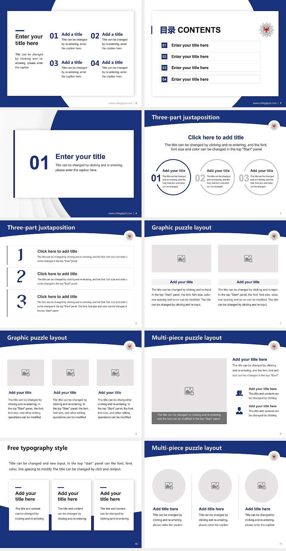 Brandenburg University of Police Academic Presentation/Research Findings Report PPT Template4:3 ratio PPT effect preview image2