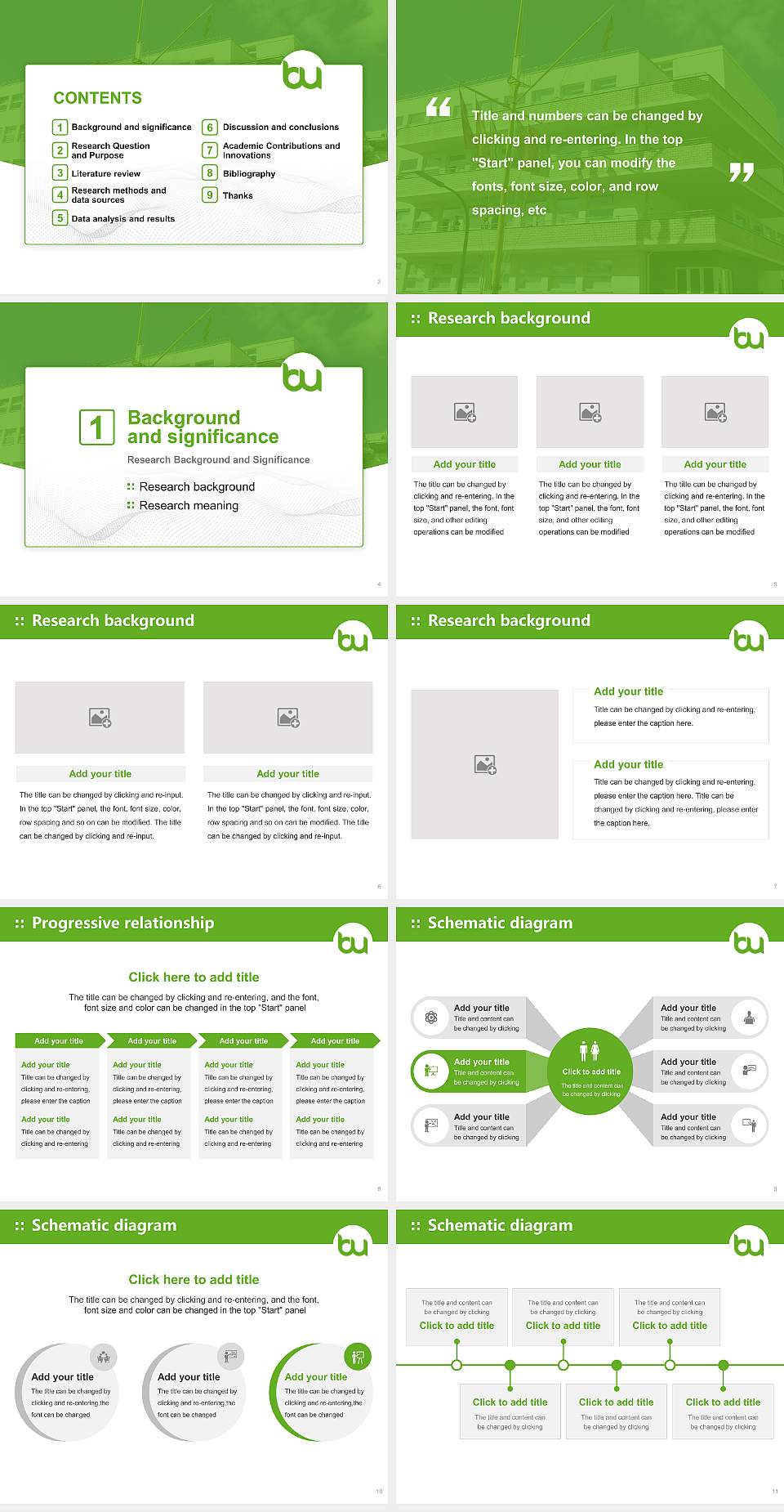 Brand University of Applied Sciences Graduation Thesis Defense PPT Template4:3 ratio PPT effect preview image2