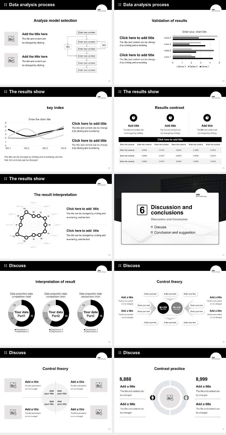 Braunschweig University of Art Graduation Thesis Defense PPT Template4:3 ratio PPT effect preview image5