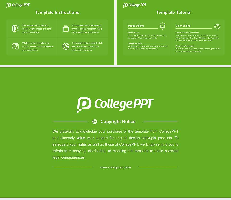Brand University of Applied Sciences Course/Courseware Creation PPT Template16:9 ratio PPT effect preview image5
