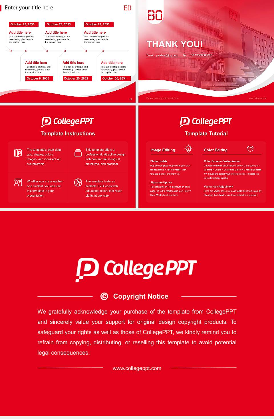 Bochum University of Applied Sciences Lecture Sharing and Networking Event PPT Template4:3 ratio PPT effect preview image4