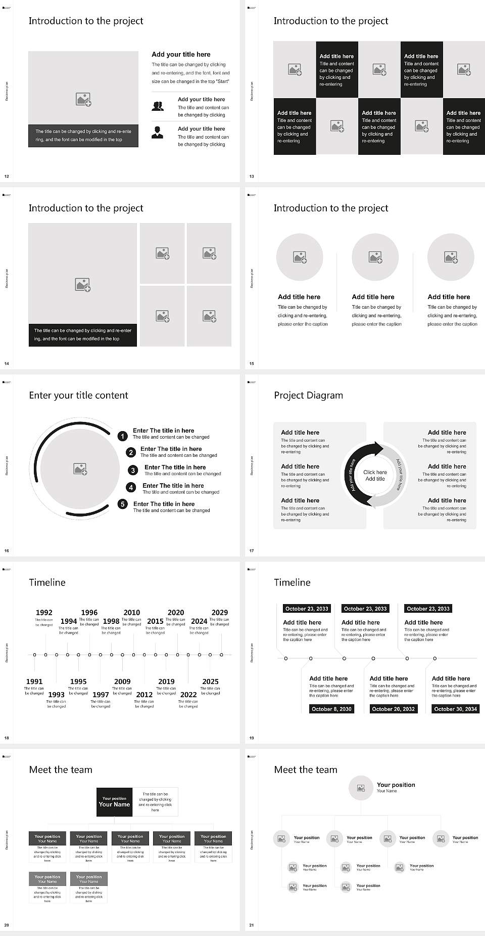 Bielefeld University Competition/Entrepreneurship Contest PPT Template4:3 ratio PPT effect preview image3