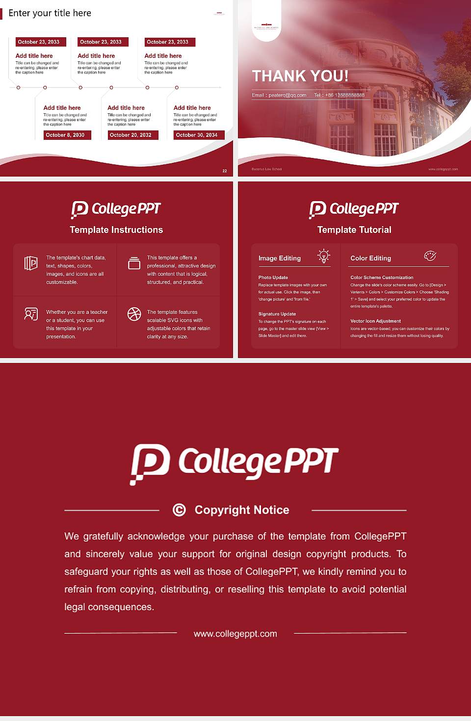 Bucerius Law School Lecture Sharing and Networking Event PPT Template4:3 ratio PPT effect preview image4